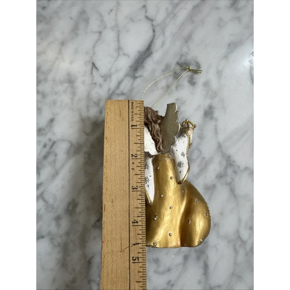 Kurt Adler  Golden Angel‎ Christmas Tree Ornament Gorgeous LARGE Rare